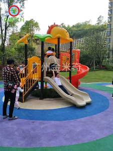 Toboggan de terrain de jeu extérieur amusant de machine Grandes fournitures de jeu de parc pour enfants avec toboggan passionnant et durable - Product Image 6