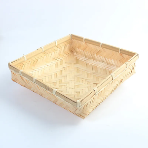 Panier à collation fait à la main <span class=keywords><strong>fruits</strong></span> <span class=keywords><strong>secs</strong></span> pain stockage bambou puce tissé panier cadeau de <span class=keywords><strong>noël</strong></span> - Product Image 4