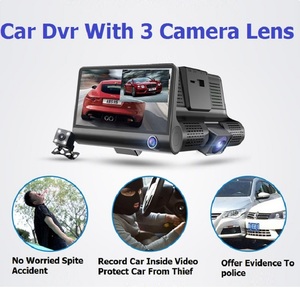 Cámaras DVR para Automóviles al por Mayor, Cámara para Automóvil de 4 Pulgadas, Grabadora Automática FHD 1080P, Cámara de Tablero con 3 Lentes y Cámara de Visión Trasera con Visión Nocturna - Product Image 3