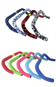 Bandes de guidon de vélo EVA poignées éponge vélo de route poignée bande cyclisme anti-dérapant guidon barre bandes bandes avec prise - Product Image 5