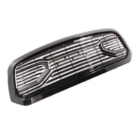Big Horn Glossy Black Packaged Grille+Shell Fit for Dodge Ram 1500 2013-2018