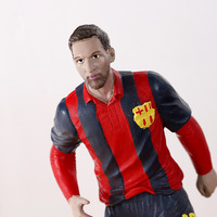 Statue de Neymar, Ronaldo, Messi, stars du football, décoration d'intérieur, artisanat en résine, star du football