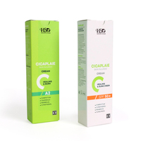 Boîte d'emballage cosmétique personnalisée OEM pour crème réparatrice de la peau, boîte en papier pour pommade, logo imprimé, produit de soin de la peau