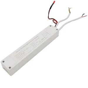 Conducteur d'urgence LED AC-DC double sortie 20W de haute qualité avec boîtier en plastique certifié ROHS - Product Image 1
