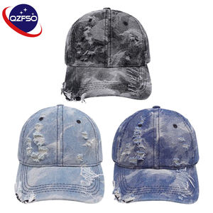 Gorra de Béisbol QZFSO Personalizada, Estilo Desgastado, Vintage, Retro, Americana, Deportiva, con Panel Frontal Estampado y Bordado - Product Image 1