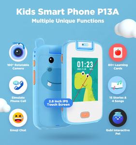 Nouveaux produits <span class=keywords><strong>2023</strong></span> Jouets pour enfants Téléphone portable intelligent avec caméra rotative à 180 degrés Vente en gros Marque privée - Product Image 2