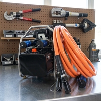 Pompe hydraulique portable multi-vitesses à double sortie JJZXXF BJQ-72/0.6 72MPa haute pression pour la lutte contre les incendies et les secours d'urgence