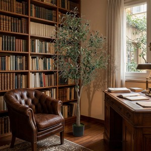 Árbol de <span class=keywords><strong>Olivo</strong></span> Artificial Realista en Maceta, Planta Biónica Simulada para Decoración de Interiores, Hogar u Oficina, Estilo Nórdico, Gran Volumen de Vegetación - Product Image 5