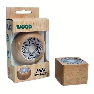 Haut-parleur Bluetooth portable en bois personnalisé, style rétro, audio haute fidélité pour l'écoute en intérieur et en extérieur - Product Image 1