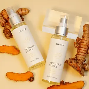 Private Label Huid Hydraterende Organische Tumeric Lighten Acne Donkere Vlek Verwijderaar Veganistische Kurkuma Toner Voor Gezicht