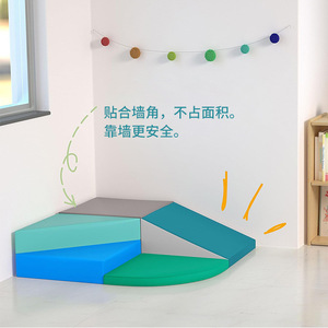 Tapis de jeu d'escalade pour enfants, forme géométrique, mousse souple, aire de jeux intérieure, jouet pour enfants, coin d'exercice, blocs de construction DIY - Product Image 4