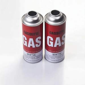 Petit récipient en fer blanc en forme de cylindre en métal <span class=keywords><strong>Bouteille</strong></span> de gaz liquéfié au <span class=keywords><strong>butane</strong></span> en fer réchaud pour usage extérieur Chalumeau - Product Image 1