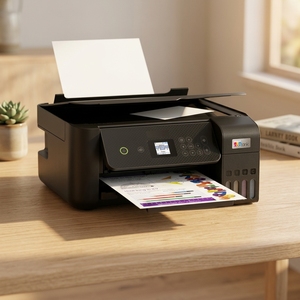 Portable A4 All-in-One Inkjet Photo Printer with Color LCD Screen USB <strong>Interface</strong> - Product Image 2