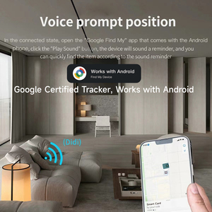 Tùy chỉnh bán buôn lạnh cách nhấn 1.7mm siêu mỏng nhất Độ dày Android Google chứng nhận tìm thấy Hub App Smar Thẻ Ví Tracker - Product Image 4