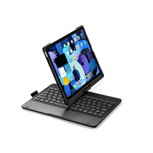 เคสแบบพกพาชาร์จไฟได้สำหรับ <span class=keywords><strong>ipadpro</strong></span> <span class=keywords><strong>11</strong></span>นิ้ว AIR 10.9นิ้วแท็บเล็ตที่คลุมคีย์บอร์ดไร้สายเคสคีย์บอร์ดอาหรับ - Product Image 4