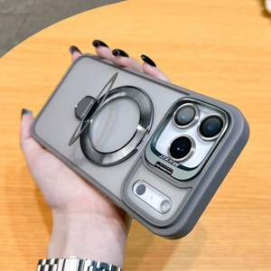Funda para Teléfono JOYPORODO U14 con Soporte para Lente y Protector de Lente para iPhone 12 13 14 15 16 17 Pro Max, Antigolpes, Magnética - Product Image 4