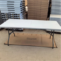 Table rectangulaire de camping Table de pique-nique pliante Ensemble de salle à manger Mobilier d'extérieur moderne de luxe