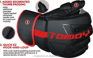 Gants de combat de combat de qualité professionnelle en cuir portable Logo personnalisé Muay Thai MMA d'entraînement UFC MMA - Product Image 6