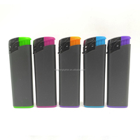 Briquet électronique transparent fin de qualité supérieure en plastique pour cigarettes électroniques CR