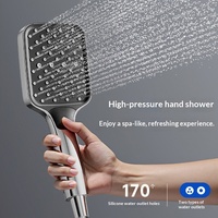 Ensemble de douche multifonctionnel avec mitigeur pour baignoire et douche, robinets d'eau chaude et froide, ensemble de douche piano pour salle de bain