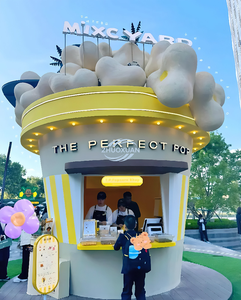 Mobile Street <b>Mirror</b> Food Trailer Truck Equipped Fast Food Vending Cart - Product Image 2