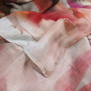 Hijabs 80 * 180cm卸売80デザイン水彩大理石ポリエステルポリエステルコットンスカーフ - Product Image 5