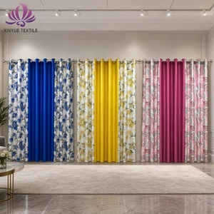 Set di Tre <span class=keywords><strong>Tende</strong></span> con Stampa Floreale Digitale Premium, <span class=keywords><strong>Tende</strong></span> Oscuranti Personalizzabili, Eleganti <span class=keywords><strong>Tende</strong></span> Decorative per la Casa - Product Image 1