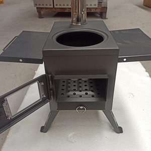 Winter <strong>Camping</strong> Stove Wood Stove Indoor Heating Outdoor <strong>Camping</strong> <strong>Tent</strong> Stove Portable Winter Wood <strong>Heater</strong> for Cooking - Product Image 5