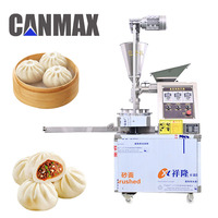 Samosa Roll Round Steam Stuff Chinese Bao Bun Machine à momo semi-congelé entièrement automatique pour les entreprises à domicile