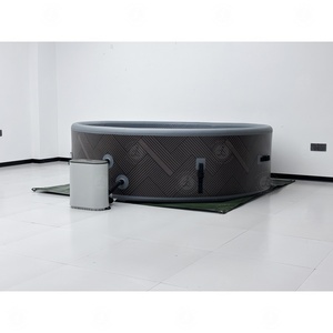 Jacuzzi de Hidroterapia con Temperatura Constante, Plegable y Fácil de Guardar, Ideal para Jardín, Camping y Viajes - Product Image 4
