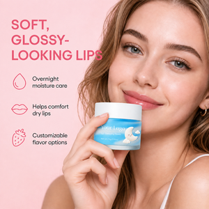 Masque de nuit pour les lèvres, hydrate, adoucit les lèvres sèches, lisse les ridules, retient l'hydratation, beurre de karité, vitamine C - Product Image 2