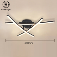 Nouvelle Arrivée 18W Moderne Minimaliste LED Plafonnier Dimmable Lustre pour Chambre Salle À Manger Creative Intérieur Salon AC