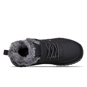 <span class=keywords><strong>Botas</strong></span> de Nieve para Hombre y <span class=keywords><strong>Mujer</strong></span>, <span class=keywords><strong>Botas</strong></span> de Trabajo, <span class=keywords><strong>Botas</strong></span> de Seguridad, Forradas de Felpa Gruesa, Acolchadas de Algodón, Cálidas, para Senderismo, Excursionismo, de Cuero PU - Product Image 4