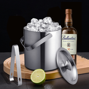 OUYADA Vente directe d'usine Fournisseur doré d'extérieur premium bon marché Seau <span class=keywords><strong>à</strong></span> glace en acier inoxydable pour <span class=keywords><strong>champagne</strong></span> avec poignée - Product Image 4
