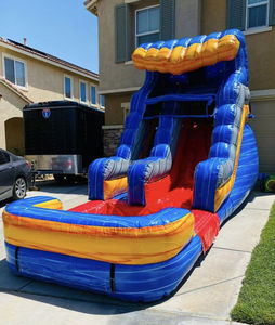 Toboganes Inflables <span class=keywords><strong>de</strong></span> <span class=keywords><strong>Agua</strong></span> con Forma <span class=keywords><strong>de</strong></span> Delfín, Coloridos, Personalizados al por Mayor, Material <span class=keywords><strong>de</strong></span> PVC, Comerciales para Interiores/Exteriores, para Parques <span class=keywords><strong>de</strong></span> Trampolines y Piscinas - Product Image 4