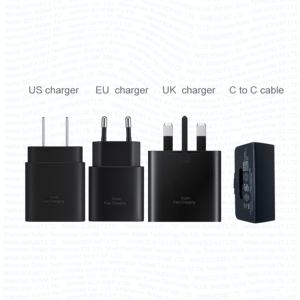 25W US EU UK Plug Super Fast Charging Charger PD USB-C Power Adapter pour <span class=keywords><strong>Samsung</strong></span> S7e S8 S8 + S9 S9 + S10 <span class=keywords><strong>S10e</strong></span> S10 + S20 S20 + S20u - Product Image 3