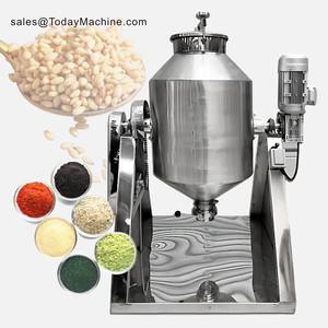 Mezclador de Doble Cono de Grado Alimenticio, Mezclador Vertical de Polvo Rotatorio de Acero Inoxidable para Café, Especias y Aditivos Alimentarios - Product Image 4