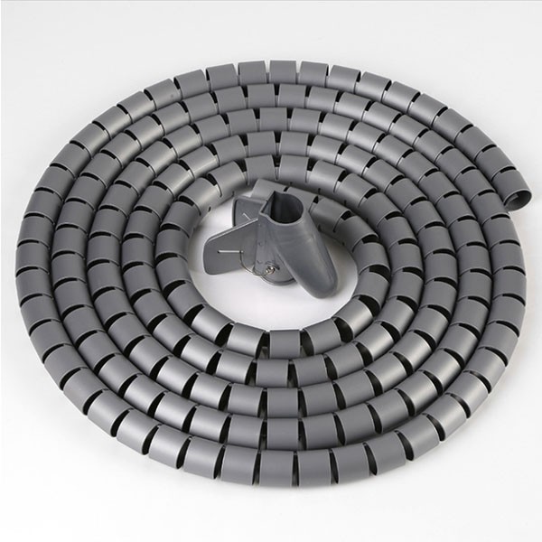 Cable Spiral Wire Protector Wrapping Management Band Black/white Cable Management SWB-03