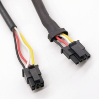 Kabel Molex 4 6 8 Pin Mini-Fit Connector 5557-04R-400 UL1007 Perakitan Kabel Karet untuk Daya CPU ATX Peralatan Rumah Tangga Otomotif