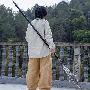 ตำนานสีดำ Wukong <span class=keywords><strong>Yang</strong></span> <span class=keywords><strong>Jian</strong></span> สามแฉก Cos1ใบมีดสองคม: 1 PROP - Product Image 6