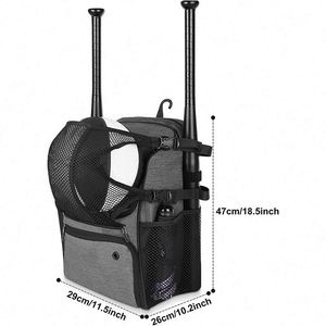 Sac à dos de sport de voyage de haute qualité, fabriqué en usine BSCI, pour baseball et football, design premium. - Product Image 6