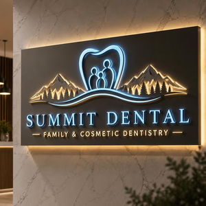 3d Gold Mirror Led Sign Custom Business Signage Wall Illuminated logo Led Sign Board for Outdoor Led Letter Signage - Product Image 3