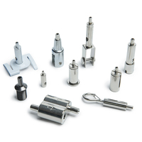 Pince à câble en laiton nickelé noir sur mesure pour kit de suspension de fils, pince à câble en acier réglable