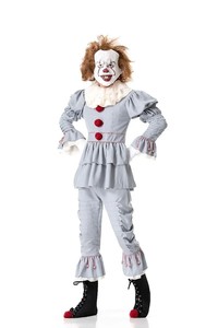 Disfraz <span class=keywords><strong>de</strong></span> Payaso <span class=keywords><strong>Pennywise</strong></span> para Adultos, Conjunto <span class=keywords><strong>de</strong></span> Fiesta <span class=keywords><strong>de</strong></span> Carnaval y Halloween, <span class=keywords><strong>Traje</strong></span> <span class=keywords><strong>de</strong></span> TV y Cine, Ropa Superior <span class=keywords><strong>de</strong></span> Poliéster para Hombre - Product Image 3