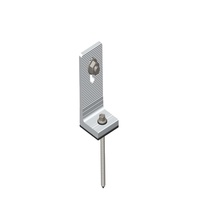 Support solaire pour système de montage photovoltaïque | Pied avec vis autoperceuse pour toitures à tuiles | Kit de montage solaire