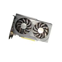 Kartu Grafis Gaming GeForce RTX 4060 2X OC 8G GDDR6 Fan Hitam Desain Esports untuk Workstation Desktop, Bekas, Laris Terjual