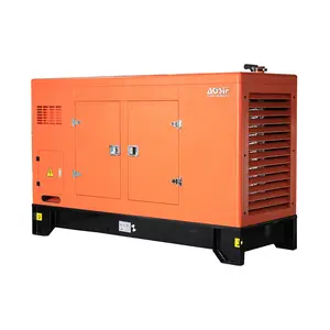 Generator diesel otomatis 3 fase 20kw 30kw 50kw, generator listrik diesel kedap suara senyap 15kVA 75kw