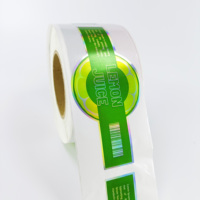 Étiquettes adhésives personnalisées, étiquettes holographiques laser de haute qualité, autocollants en vinyle pour l'emballage de cosmétiques et de vins, impression d'étiquettes adhésives