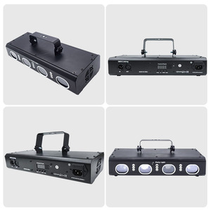Ánh Sáng Sân Khấu Bốn Đầu <span class=keywords><strong>Laser</strong></span> LED Dmx512 Âm Thanh Kích Hoạt Từ Xa Tự Động Chạy Chủ Slave Thanh Di Động KTV DJ Đảng Chiếu - Product Image 6