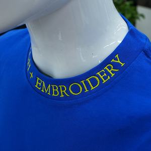 Camiseta de Cuello Redondo para Hombre, Bordado 3D Personalizado de Alta Calidad, 305 GSM, Fabricantes, 100% Algodón, Estilo Urbano - Product Image 1